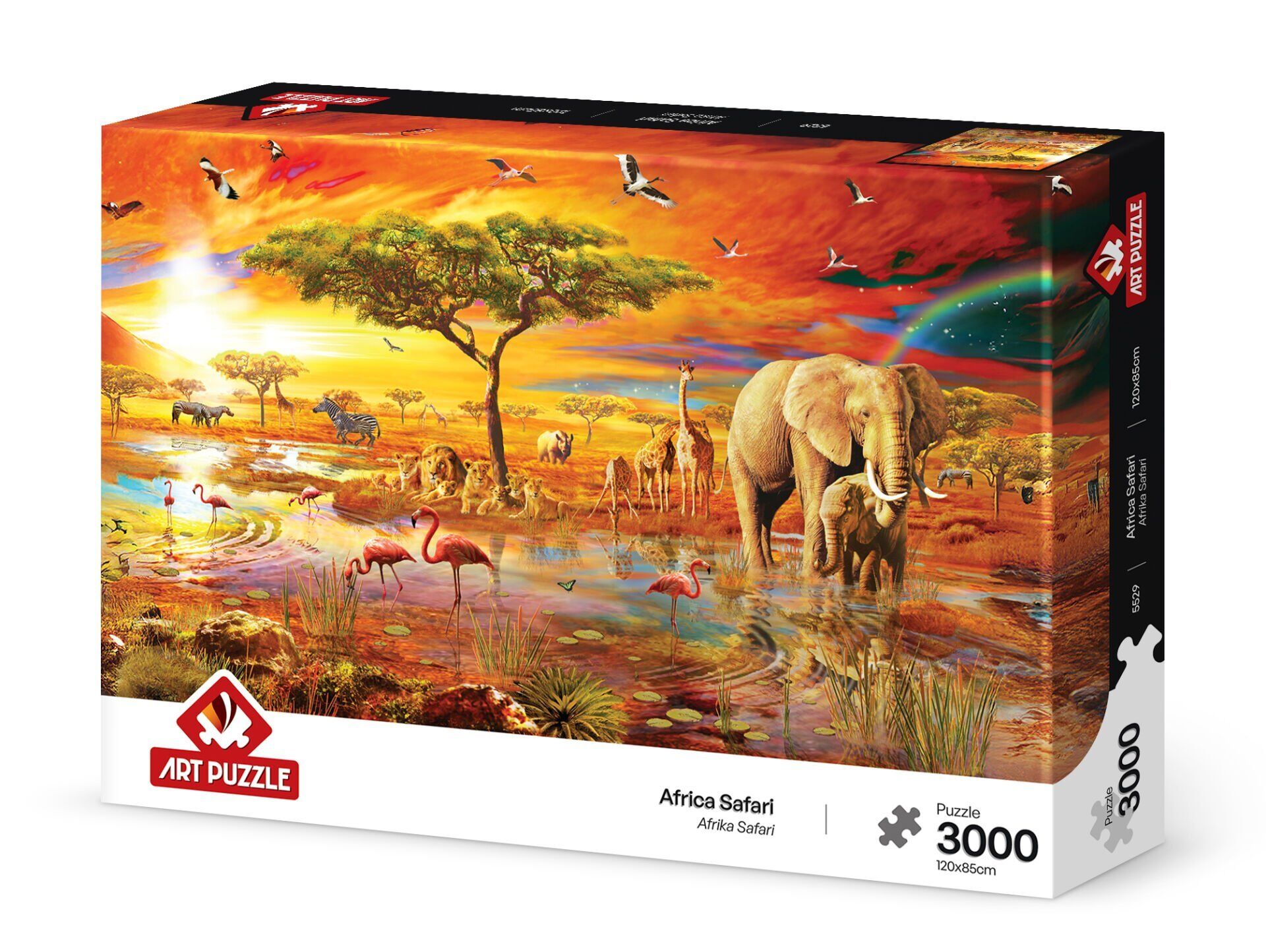 Art Puzzle Afrika Safari 3000 Parça Puzzle - Puzzlesepeti