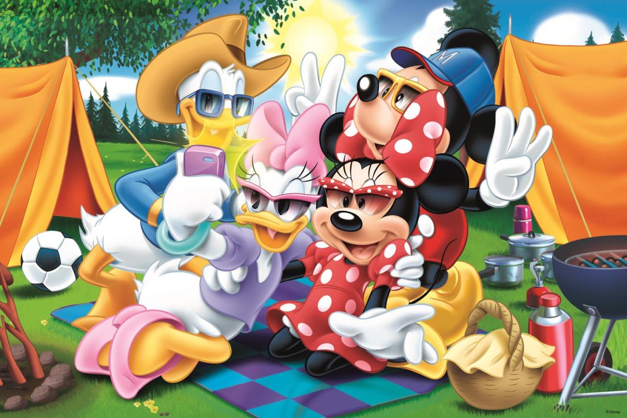 Trefl Puzzle Minnie Mouse Camping 24 Parça Maxi Yapboz