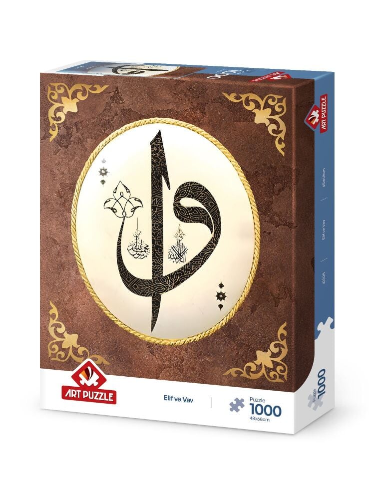 Art Puzzle Elif ve Vav 1000 Parça Puzzle