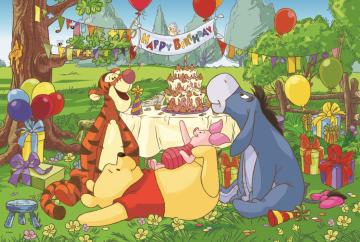 Trefl Puzzle Winnie The Pooh Birthday Party 24 Parça Maxi Yapboz