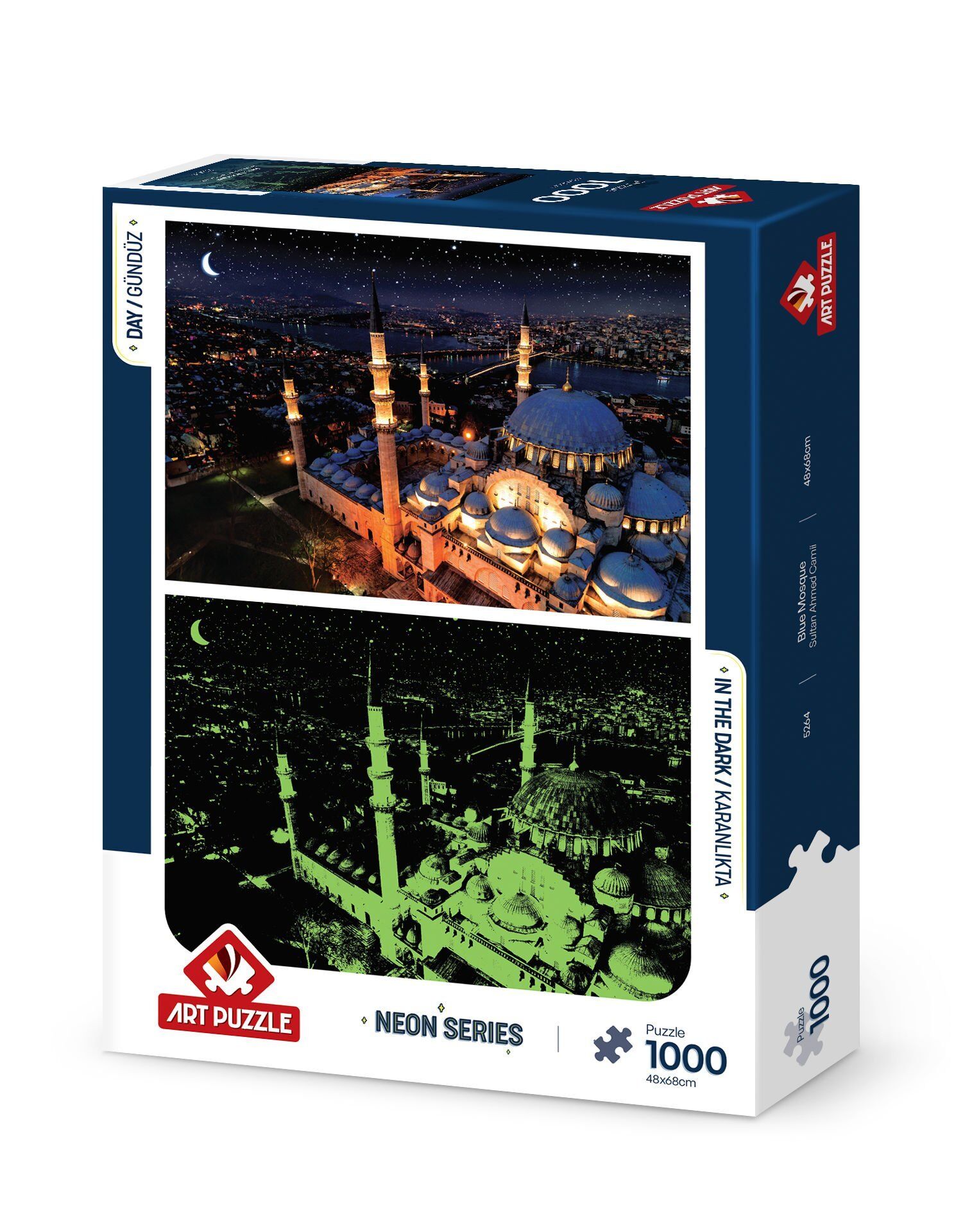 Art Puzzle Sultan Ahmed Camii 1000 Parça Neon Puzzle - Puzzlesepeti