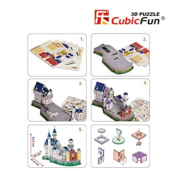 Cubic Fun Neuschwanstein Kalesi - Almanya