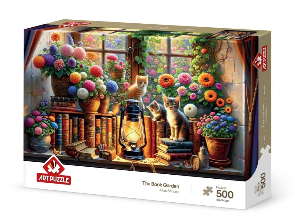 Art Puzzle Kitap Bahçesi 500 Parça Puzzle