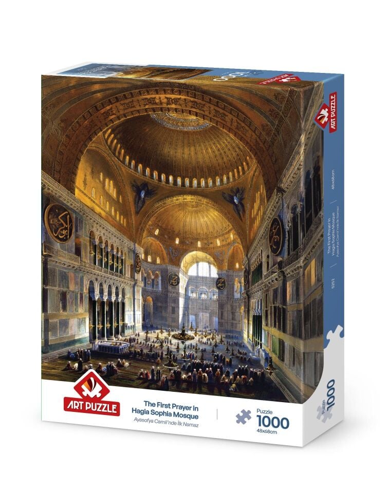 Art Puzzle Ayasofya Camii'nde İlk Namaz 1000 Parça Puzzle
