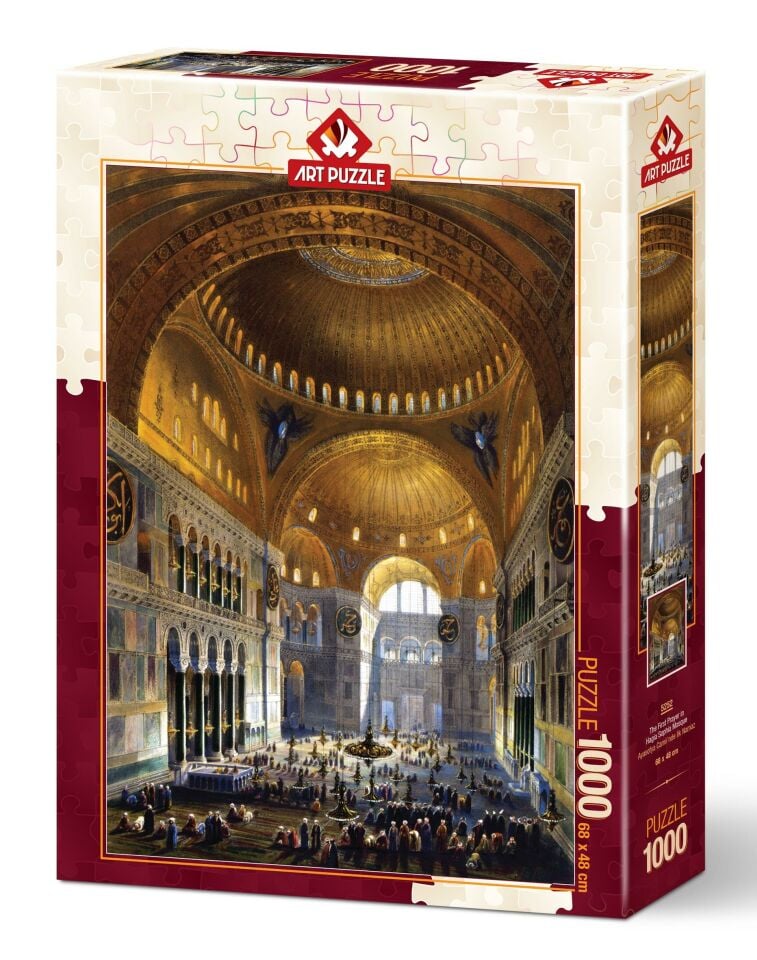 Art Puzzle Ayasofya Camii'nde İlk Namaz 1000 Parça Puzzle
