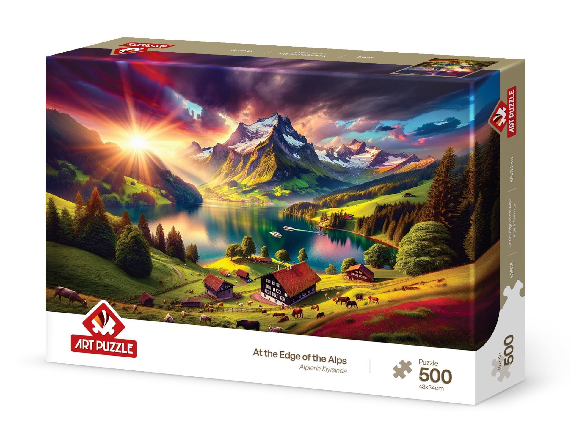 Art Puzzle Alplerin Kıyısında 500 Parça Puzzle