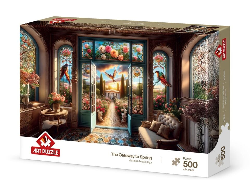 Art Puzzle Bahara Açılan Kapı 500 Parça Puzzle