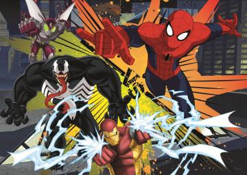 Trefl Puzzle Spiderman The Clash, Dısney Marvel 200 Parça Yapboz