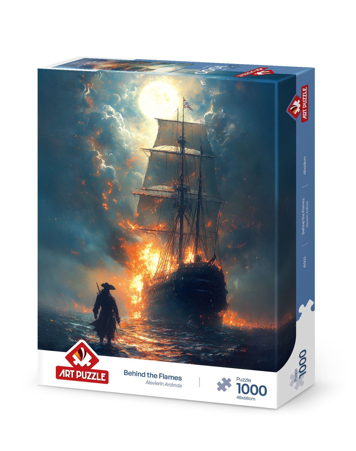 Art Puzzle Alevlerin Ardında 1000 Parça Puzzle