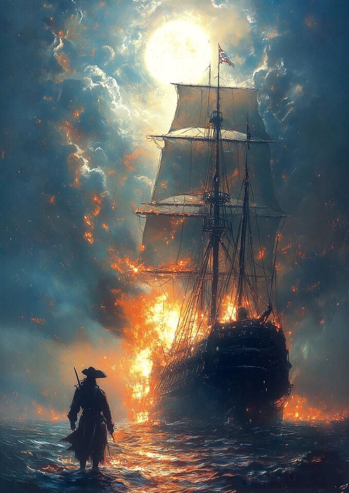 Art Puzzle Alevlerin Ardında 1000 Parça Puzzle