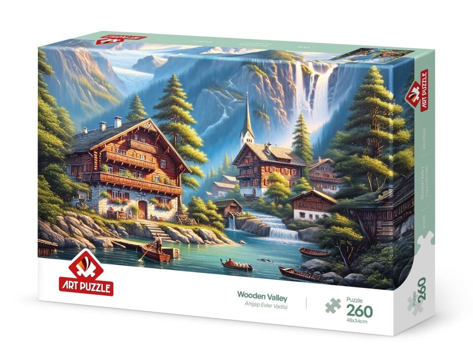 Art Puzzle Ahşap Evler Vadisi 260 Parça Puzzle