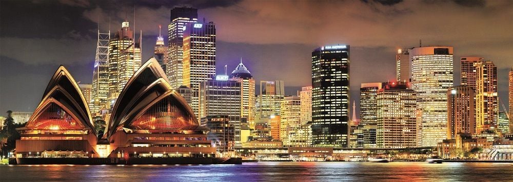 Educa Puzzle Sydney At Night 1000 Parça Panorama Puzzle