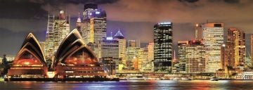 Educa Puzzle Sydney At Night 1000 Parça Panorama Puzzle