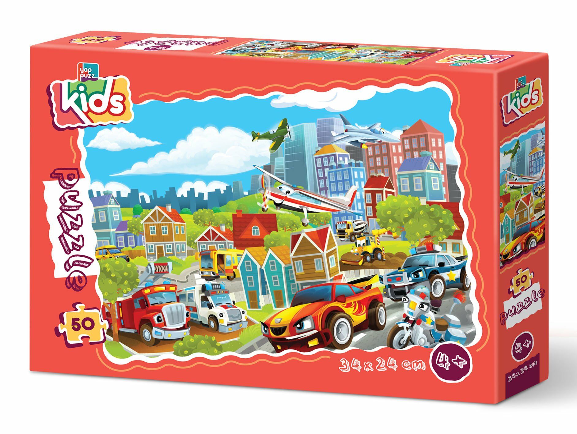 Yappuzz Kurtarma Ekibi 50 Parça Çoçuk Puzzle