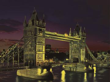 Educa Puzzle Tower Bridge 1000 Parça Neon Puzzle