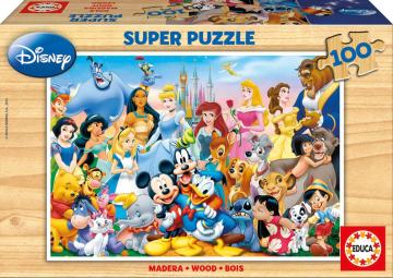 Educa Puzzle Harikalar Diyarı 100 Parça Ahşap Puzzle