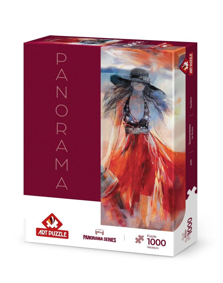 Art Puzzle Yaz Modası  1000 Parça Panorama Puzzle
