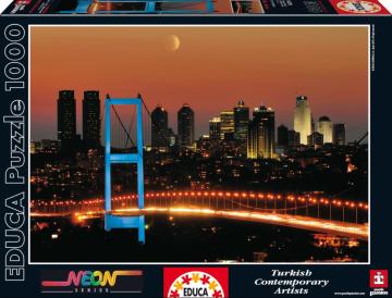 Educa Puzzle Boğaziçi Köprüsü 1000 Parça Neon Puzzle