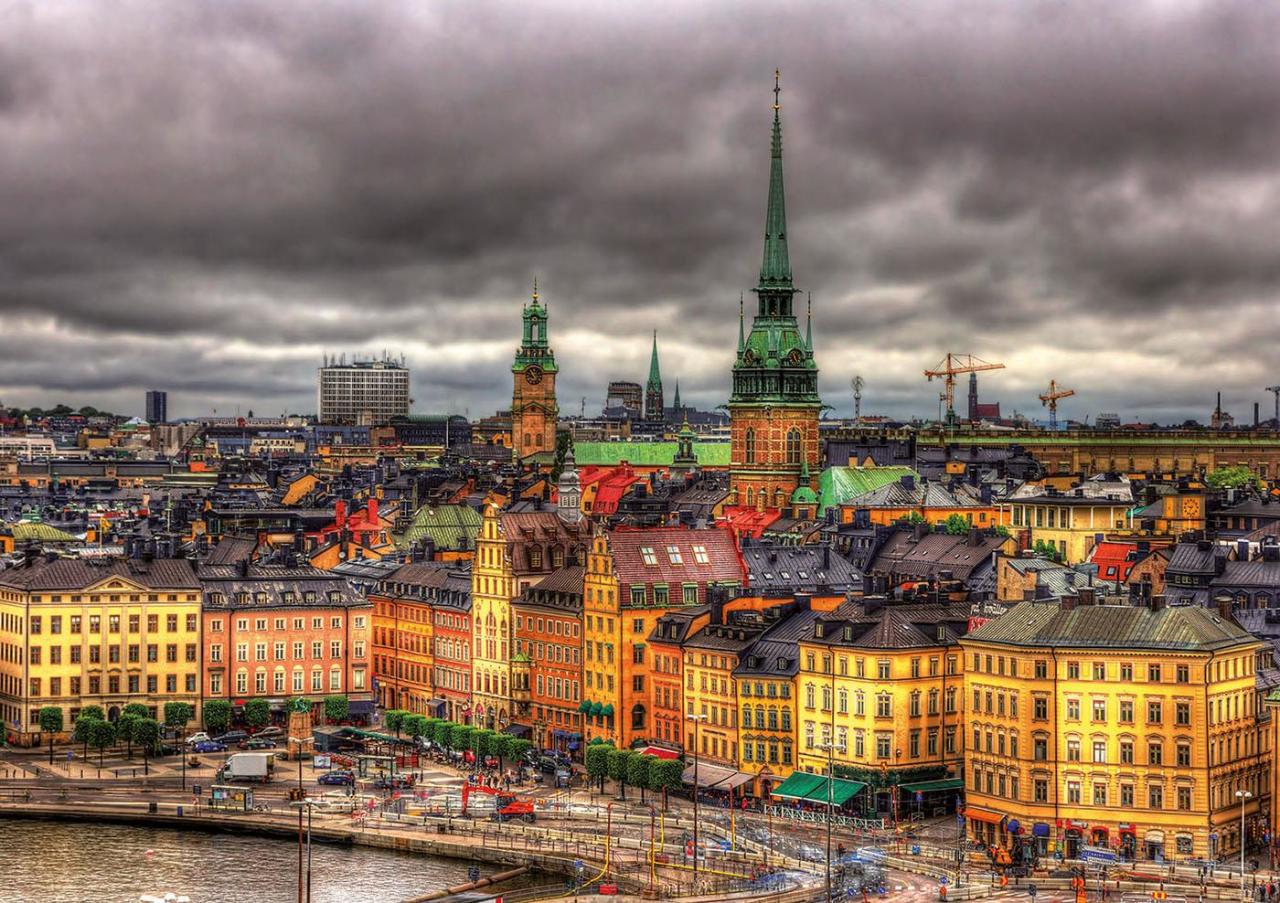 Educa Puzzle Views Of Stockholm, Sweden 1000 Parça