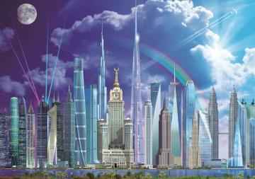 Educa Puzzle Tall Buildings 1000 Parça Puzzle