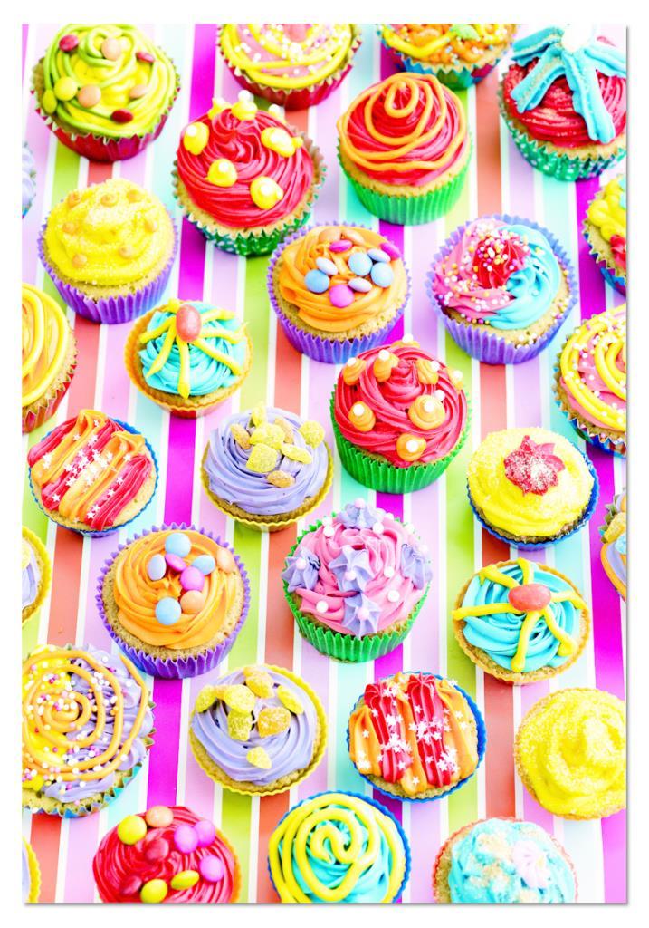 Educa Puzzle Colorful Cupcakes 500 Parça Puzzle