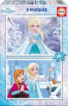 Educa Puzzle Frozen, Disney 2 X 20 Parça