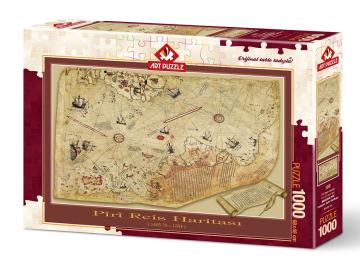 Art Puzzle Piri Reis Haritası 1000 Parça Puzzle