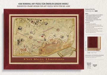 Art Puzzle Piri Reis Haritası 1000 Parça Puzzle