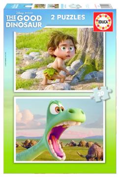 Educa Puzzle The Good Dinasour, Disney 2 X 20 Parça
