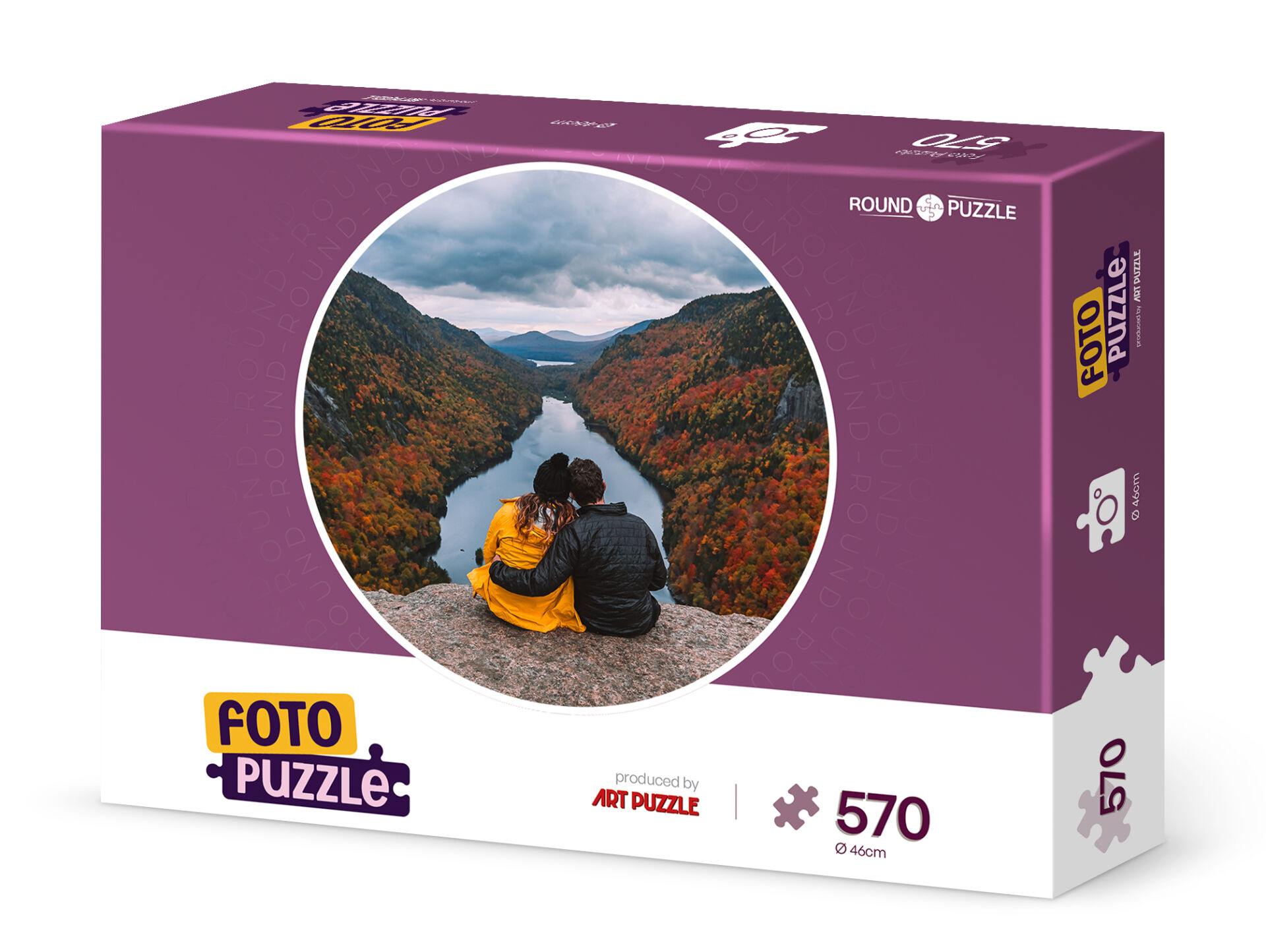 Art Puzzle Kişiye Özel 570 Parça Round Puzzle