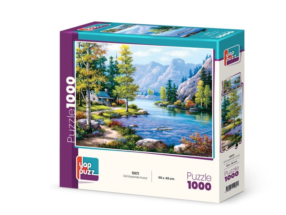 Yappuz Göl Kıyısında 1000 Parça Puzzle