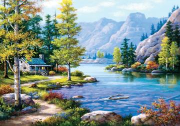 Yappuz Göl Kıyısında 1000 Parça Puzzle