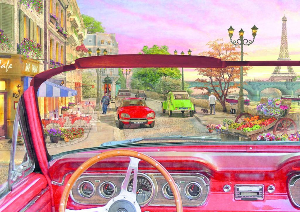 Educa Puzzle Paris In A Car 1500 Parça Puzzle