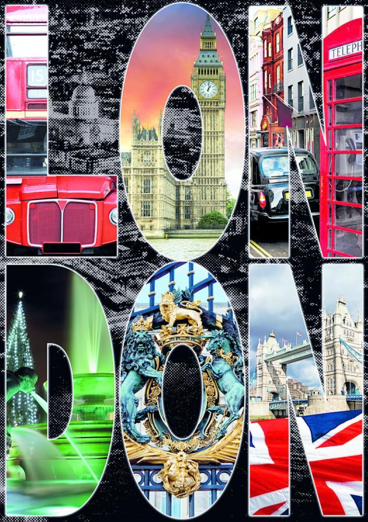 Educa Puzzle London Collage 1000 Parça Puzzle