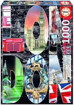 Educa Puzzle London Collage 1000 Parça Puzzle