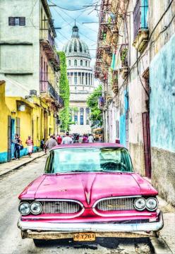 Educa Puzzle Vintage Car In Old Havana 1000 Parça Puzzle