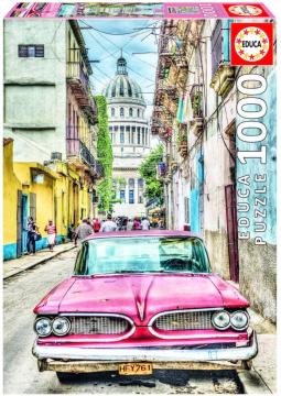 Educa Puzzle Vintage Car In Old Havana 1000 Parça Puzzle