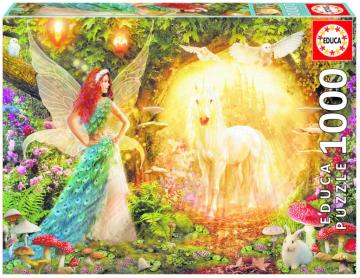 Educa Puzzle Peacock Feathery Fairy 1000 Parça Puzzle