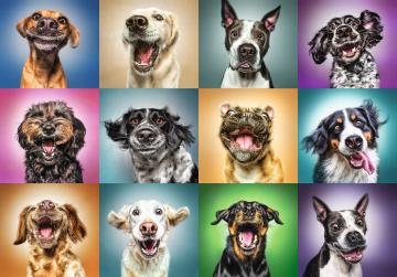 Trefl Puzzle Funny Dog Portraits 1000 Parça Puzzle
