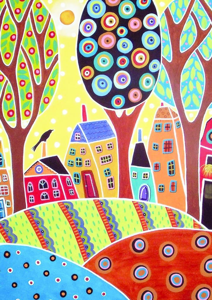 Educa Puzzle Houses Barn Landscape 500 Parça Puzzle