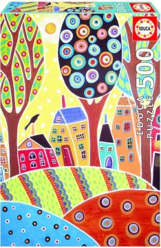 Educa Puzzle Houses Barn Landscape 500 Parça Puzzle