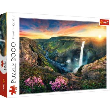 Trefl Puzzle Haifoss Waterfall, Iceland 2000 Parça Puzzle