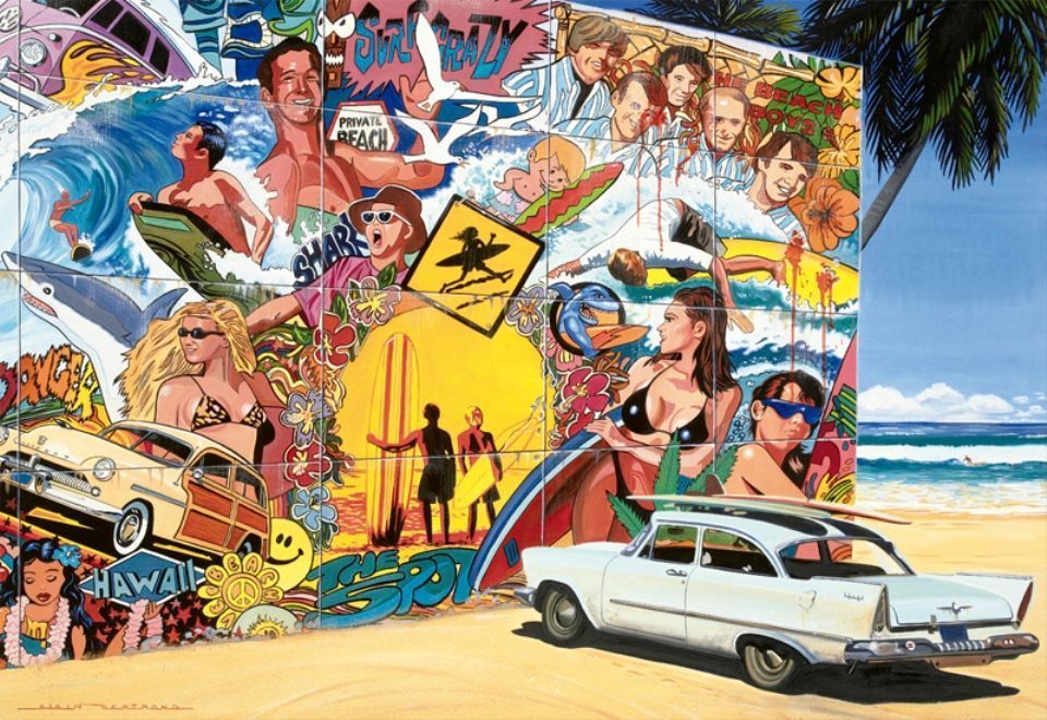 Educa Puzzle Surf Mural 500 Parça Puzzle
