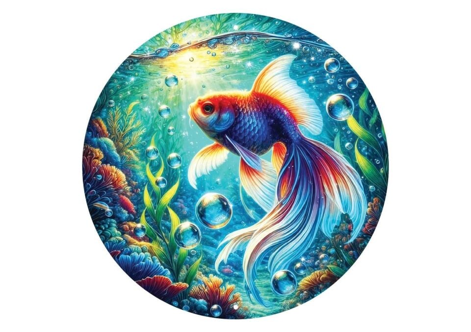 Art Puzzle Akvaryum 570 Parça Round Puzzle