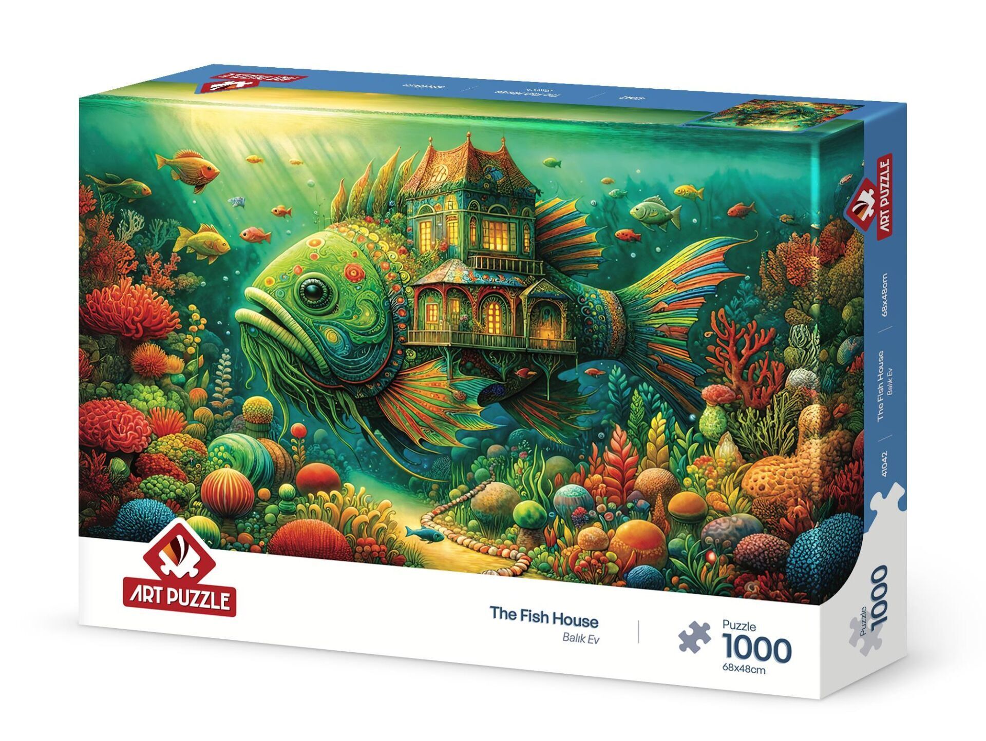 Art Puzzle Balık Ev 1000 Parça Puzzle