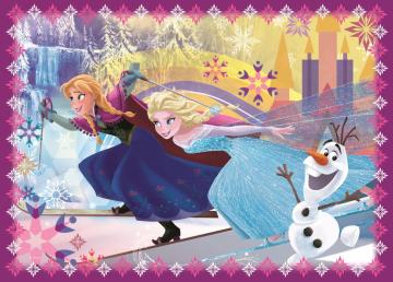 Trefl Puzzle Frozen Winter Frenzy 4'lü 35+48+54+70 Parça Yapboz