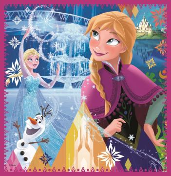 Trefl Puzzle Frozen Winter Magic 3'lü 20+36+50 Parça Yapboz