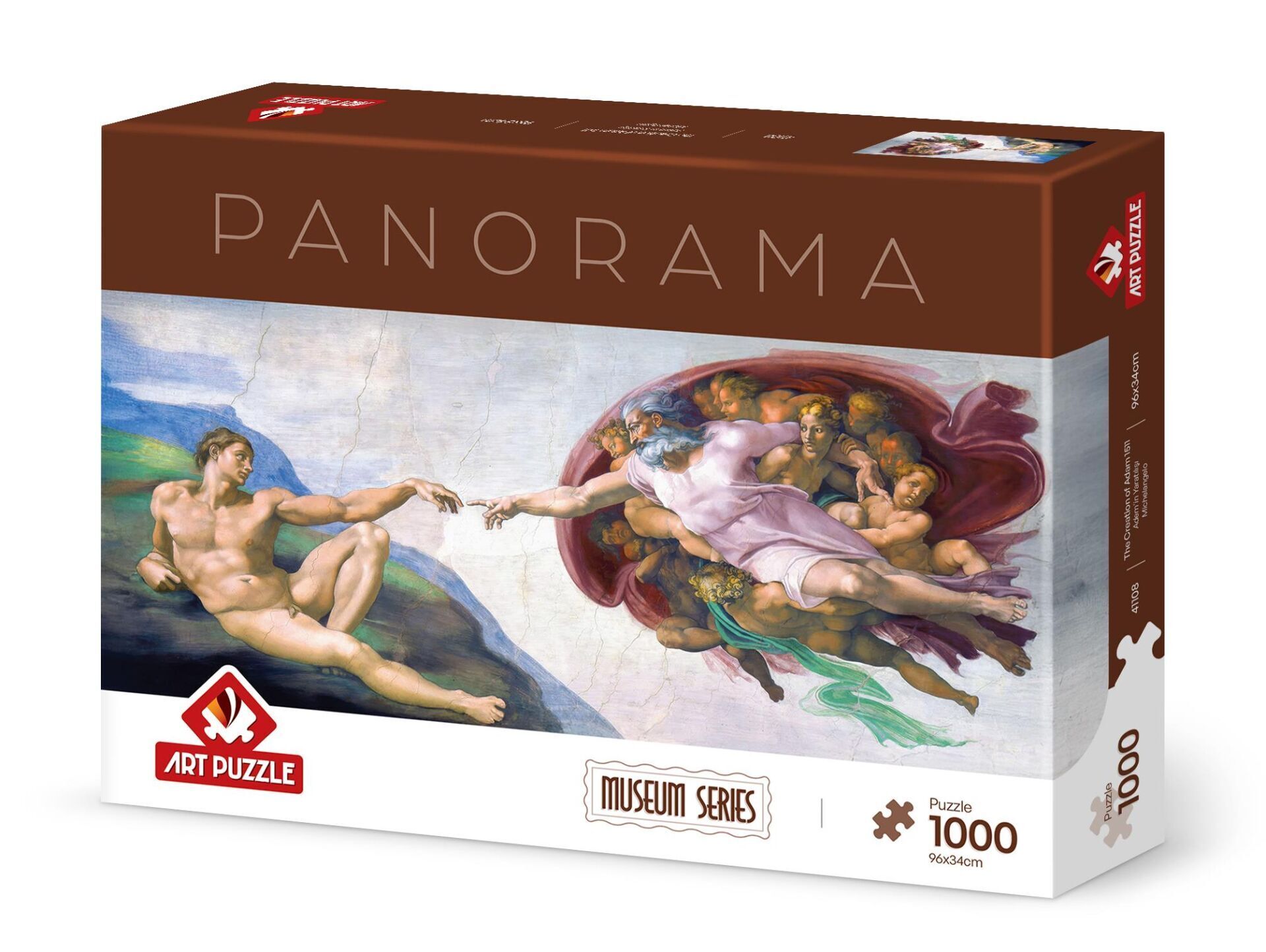 Art Puzzle Ademin Yaratılışı 1000 Parça Panorama Puzzle