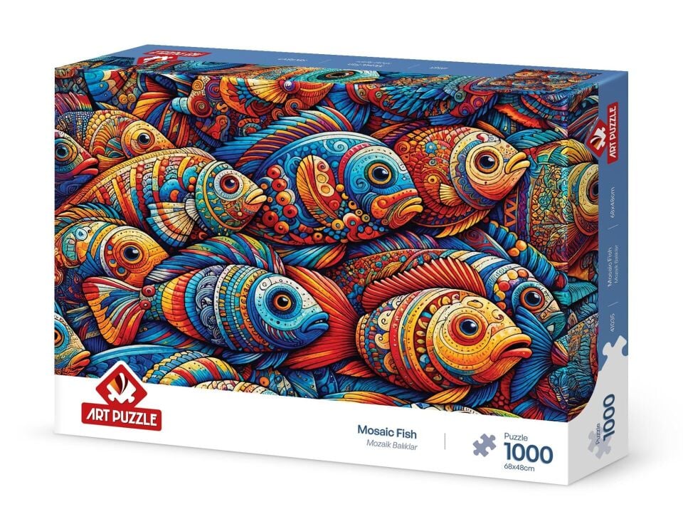 Art Puzzle Mozaik Balıklar 1000 Parça Puzzle