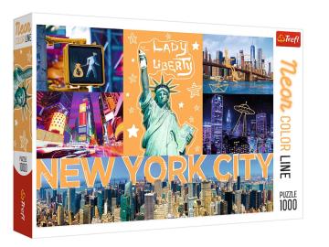 Trefl Puzzle Neon City 1000 Parça Neon Puzzle
